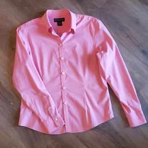 Brooks brothers pink button up shirt